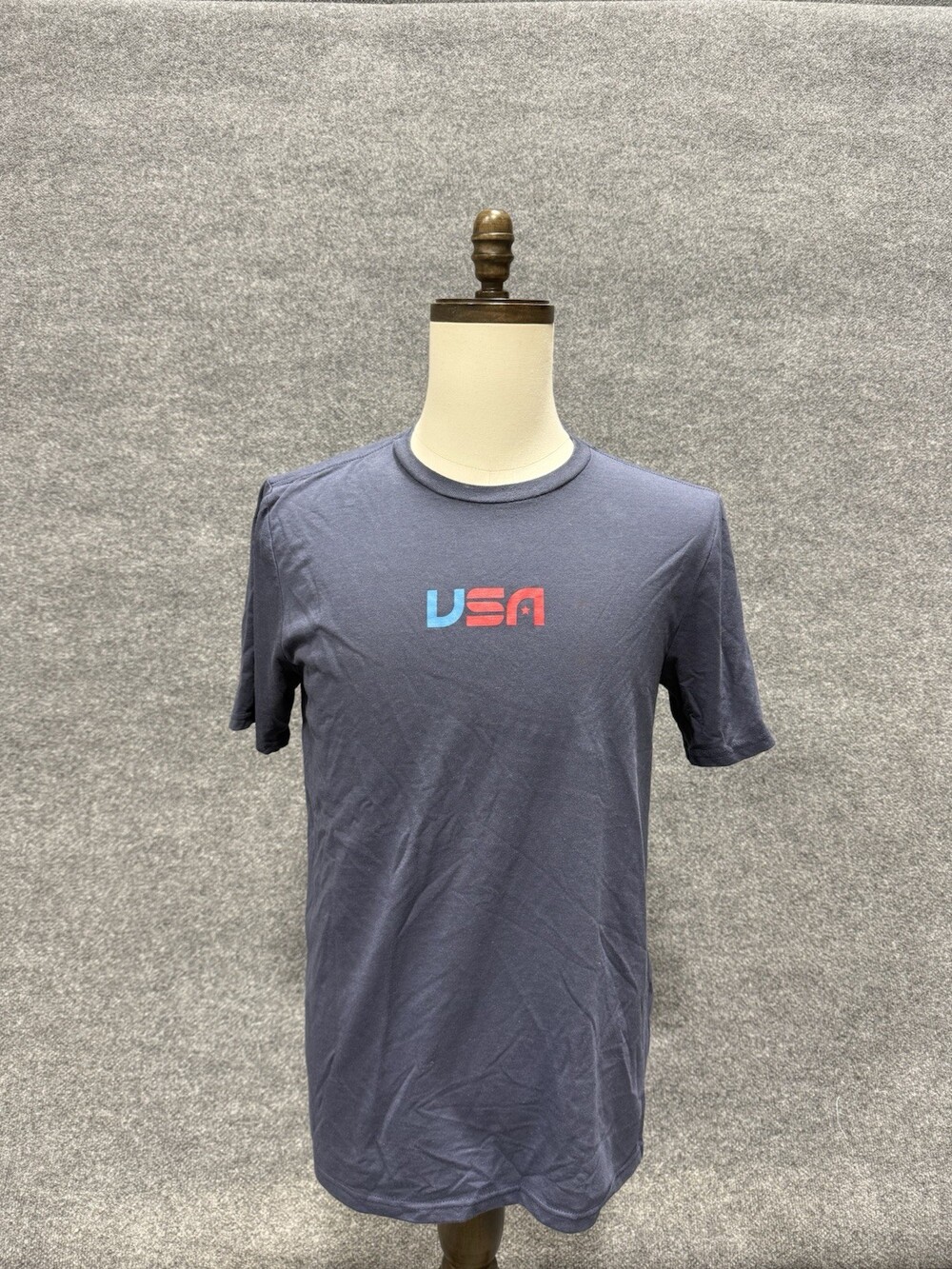 Oakley Team USA T Shirt Mens Medium Navy Blue Regular Fit Olympics Logo Graphic - Picture 1 of 10